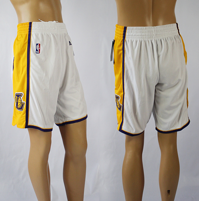  NBA Los Angeles Lakers New Revolution 30 White Short